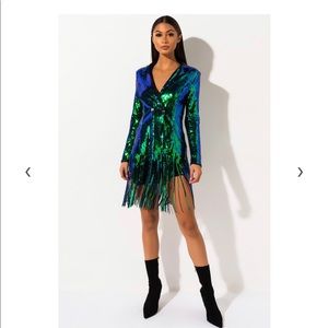 Sequence blazer dress